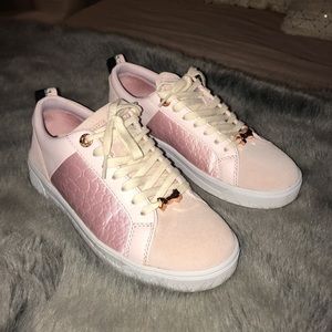 Ted Baker Kulei Contrast Trim Leather Sneakers